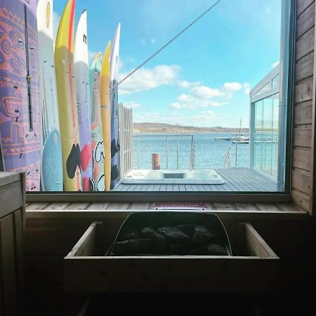 Seehaus Pippa Mit Sauna And Whirlpool Direkt Am See Mucheln ภายนอก รูปภาพ