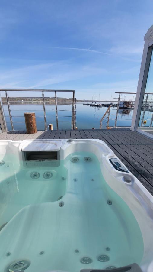 Seehaus Pippa Mit Sauna And Whirlpool Direkt Am See Mucheln ภายนอก รูปภาพ